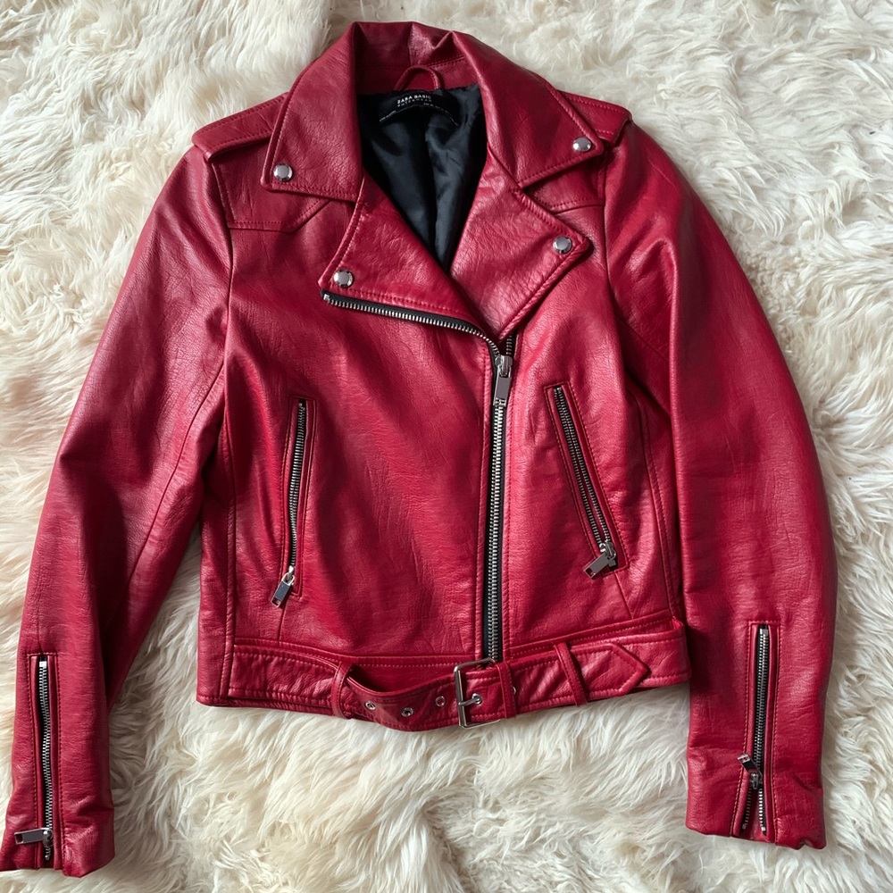 Zara Faux Leather Jacket